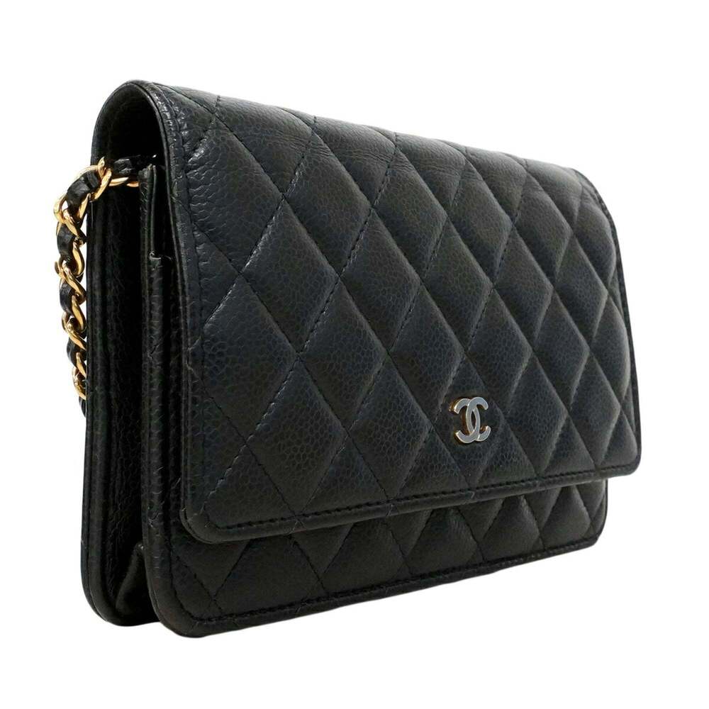 CHANEL Black Caviar Leather Wallet - Picture 2 of 8